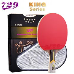 Raquette Ping Pong 729 Friendship King 6 7 8 9 Star, Raquette de Tennis de Table Offensive professionnelle, approuvée par l'ittf, pour les intermédiaires