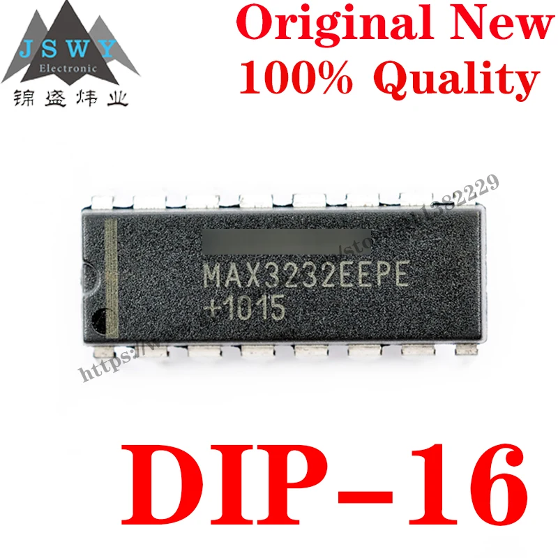 10~100 PCS MAX3232EEPE DIP-16 Semiconductor Interface IC RS-232 Interface IC IC Chip with for module arduino Free Shiping MAX232