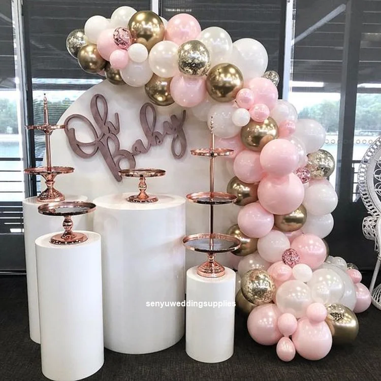 

4pcs/set)Wedding supplier acrylic backdrop wedding acrylic clear wedding event decoration pillar senyu1584