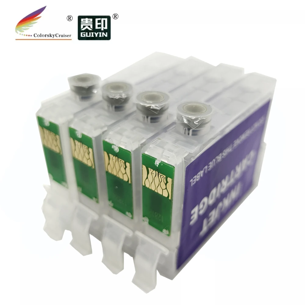 (RCE1281) refill ink cartridge for Epson T1281 Stylus SX125 SX130 SX230 SX235W SX420W SX425W SX430W SX435W SX440W SX445W