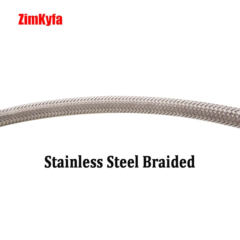 Air Hose Stainless Steel Braided High Pressure Fill Line 10"/24”/36"  Long 3000psi Working pressure