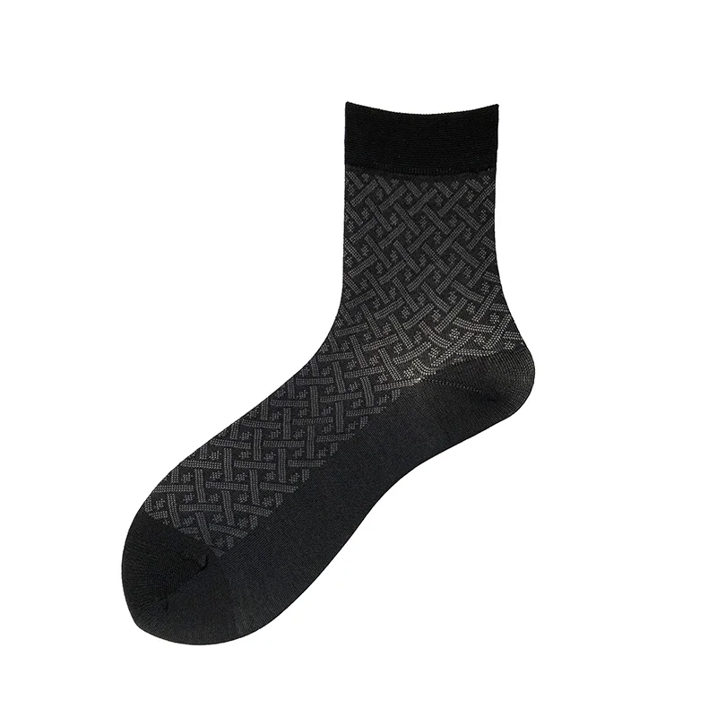 Tube Socks Male Dress Socks For Men Dress Socks Exotic Formal Wear Silk Socks Suit Men Sexy Mesh Breath Dress Business Socks