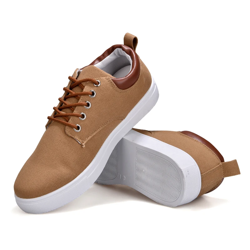 Merk Ademend Mannelijke Canvas Sneakers Voor Mannen Grote Maat 46 47 48 Gezellige Man Lopen Platte Trainers Wit Zwart Grijs blauw Rood Sneakers