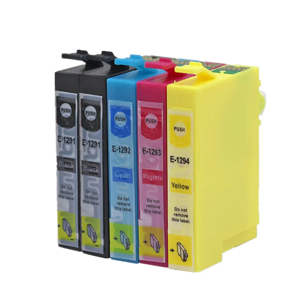 15 Pack Compatible T1295 1291 Ink Cartridges for Epson T1291 T1292 T1293 T1294 for Epson SX420W SX425W SX525WD SX230 Printer