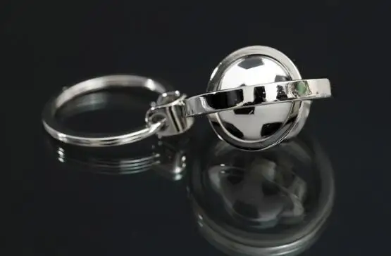 New spin golf ball basketball football key ring key ring souvenir gift