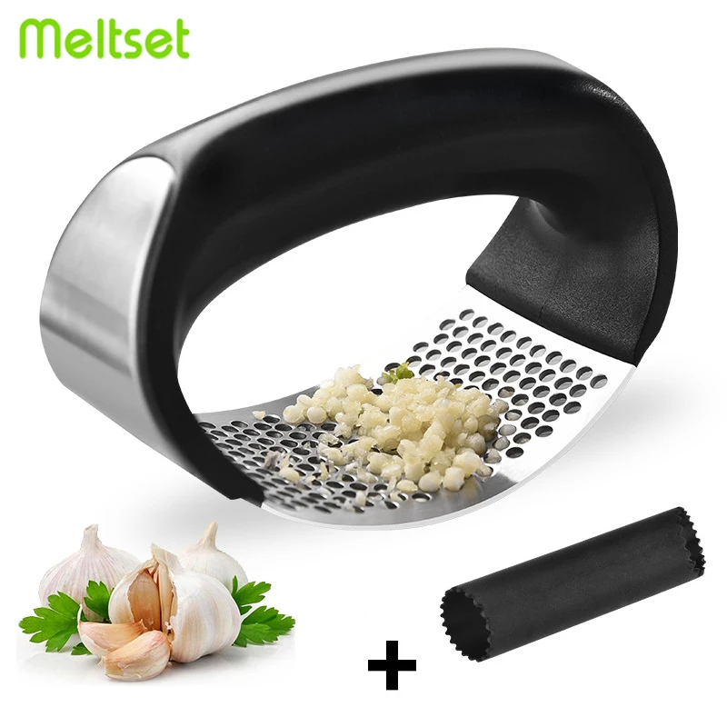 Multifunction Garlic Press Manual Garlic Crusher Press Device Kitchen Garlic Peeler Grinding Grater Kitchen Gadgets