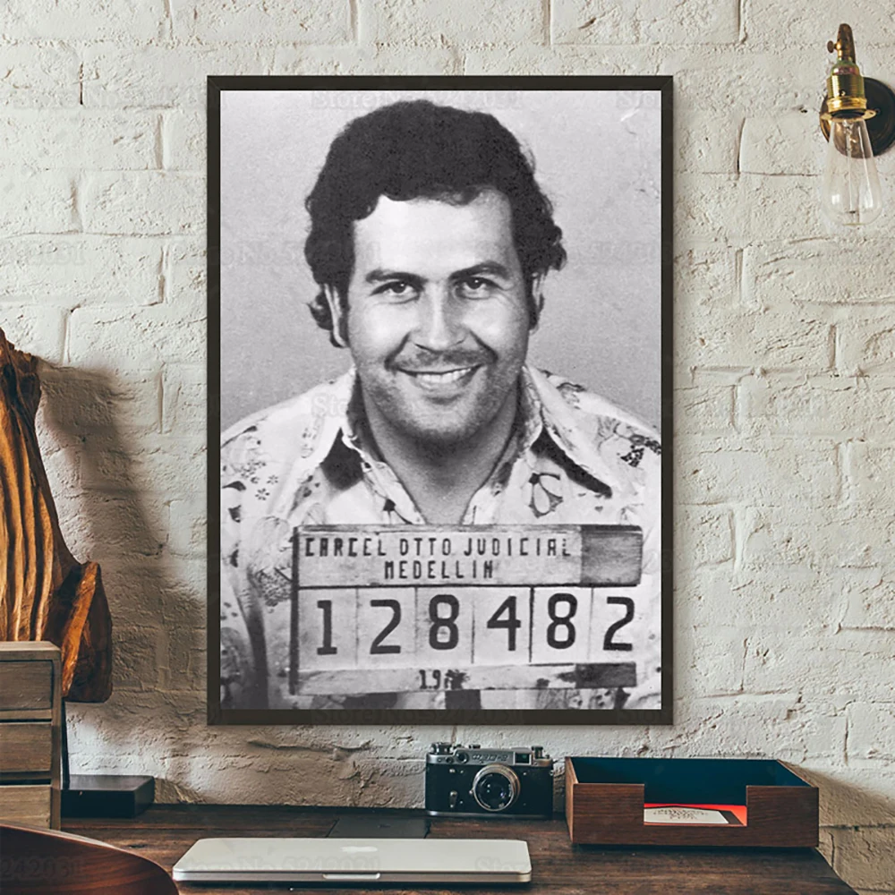 

Legend Pablo Escobar Poster Colombian Drug Lord Escobar Canvas Painting Print Wall Art Decor