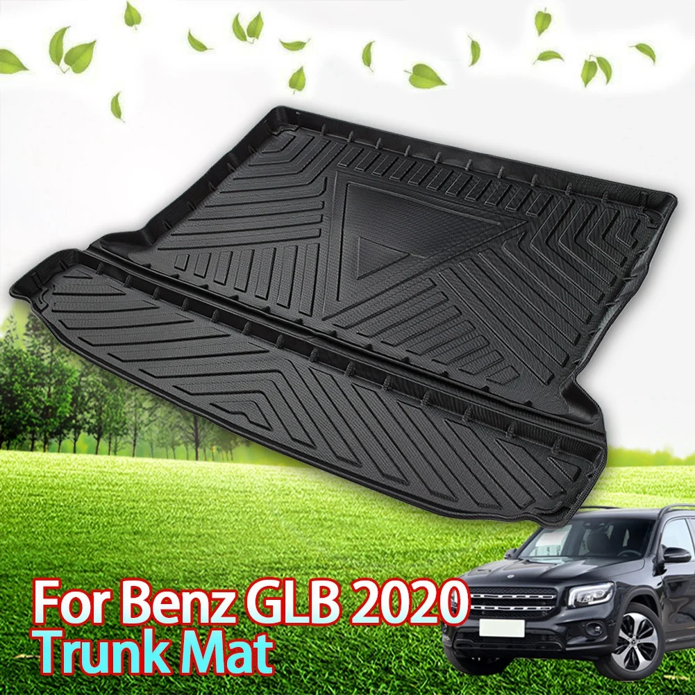 Car Rear Trunk Cover Boot Liner Cargo Floor Mat Trunk Mats Automobile Interior Accessories For Mercedes-Benz GLB 2020