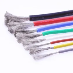 4 6 7 8 10 11 12 13 14 15 16 17 18 20 22 24 26 28 30 AWG Silicone Wire Ultra Flexiable Test Line Cable High Temperature