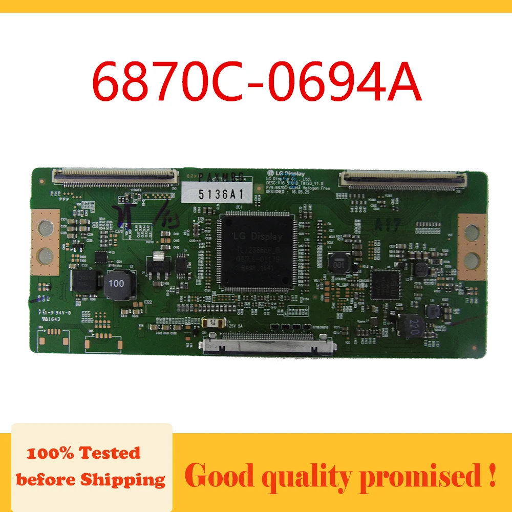 6870C-0694A T-Con Board For TV Display Equipment T Con Card Original Replacement Board Tcon Board V16-55UHD-TM120-V1.0