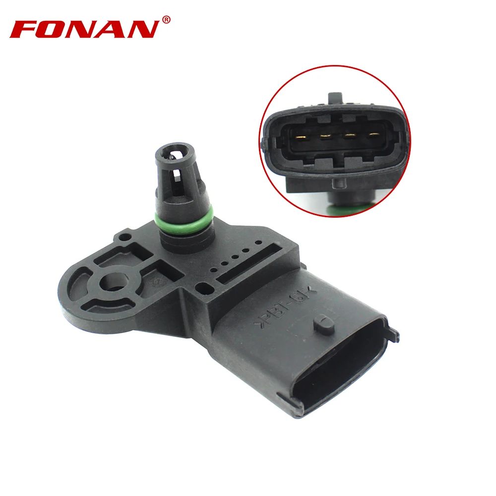 

TMAP MAP Intake Air Pressure Sensor For Mitsubishi Colt Z2 Z3 1.3 16V Hatchback Petrol 4A90 2004 - 2012 0261230118 MN195775