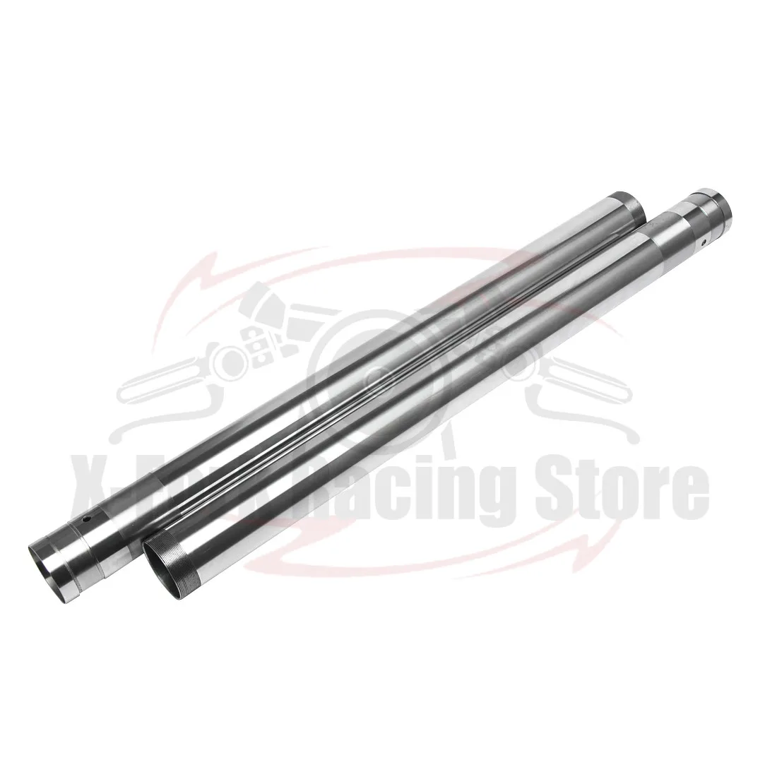 Front Fork Inner Tubes Pipes Stalks Bars Silver For YAMAHA YZ125 YZ250 2015-2022 2016 2017 2018 2019 1SS-23120-00-00 48x597mm