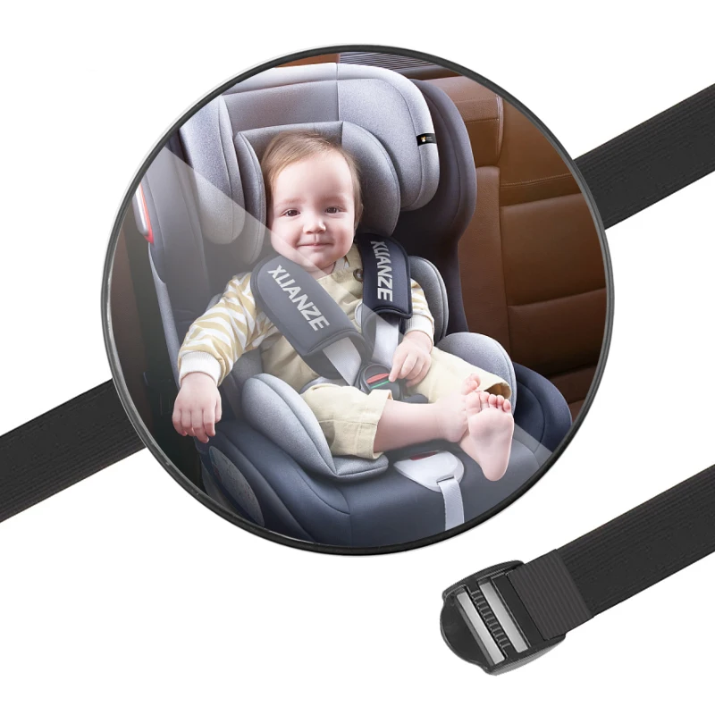 KEBIDU specchio per auto per bambini vista di sicurezza specchio per sedile posteriore rivestimento per bambini reparto posteriore cura per neonati sicurezza quadrata Monitor per bambini accessori per auto