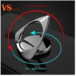 Mobile Phone Finger Ring Holder Fidget Spinner Grip Toy Metal Lazy Support Cell Smartphone Strap Stand Unpack Tool Rotatable New