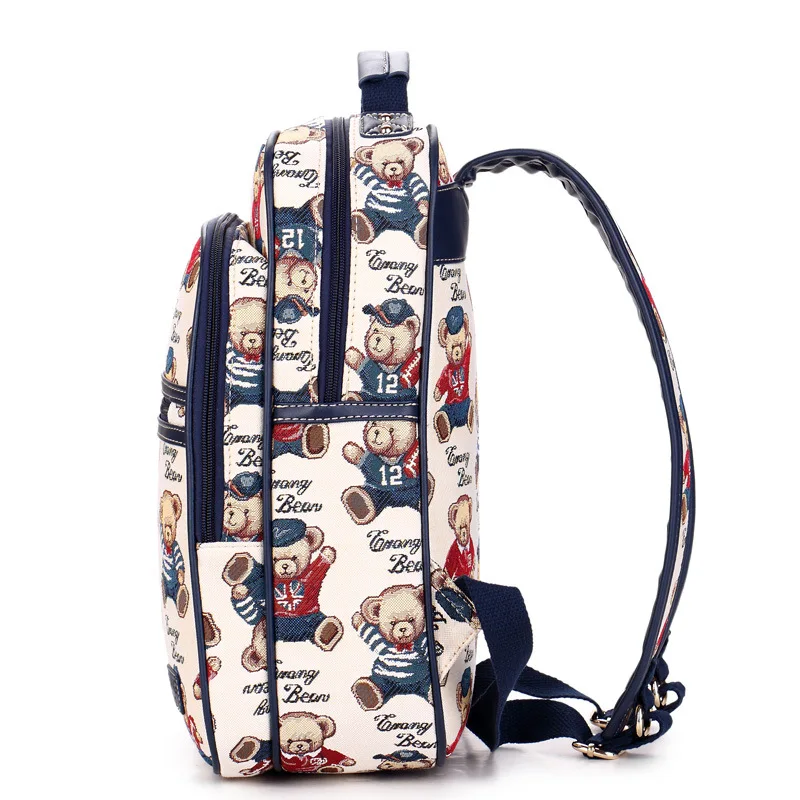 2021 Korean version schoolbag Preppy fashion canvas backpack women's casual bag canvas backpack