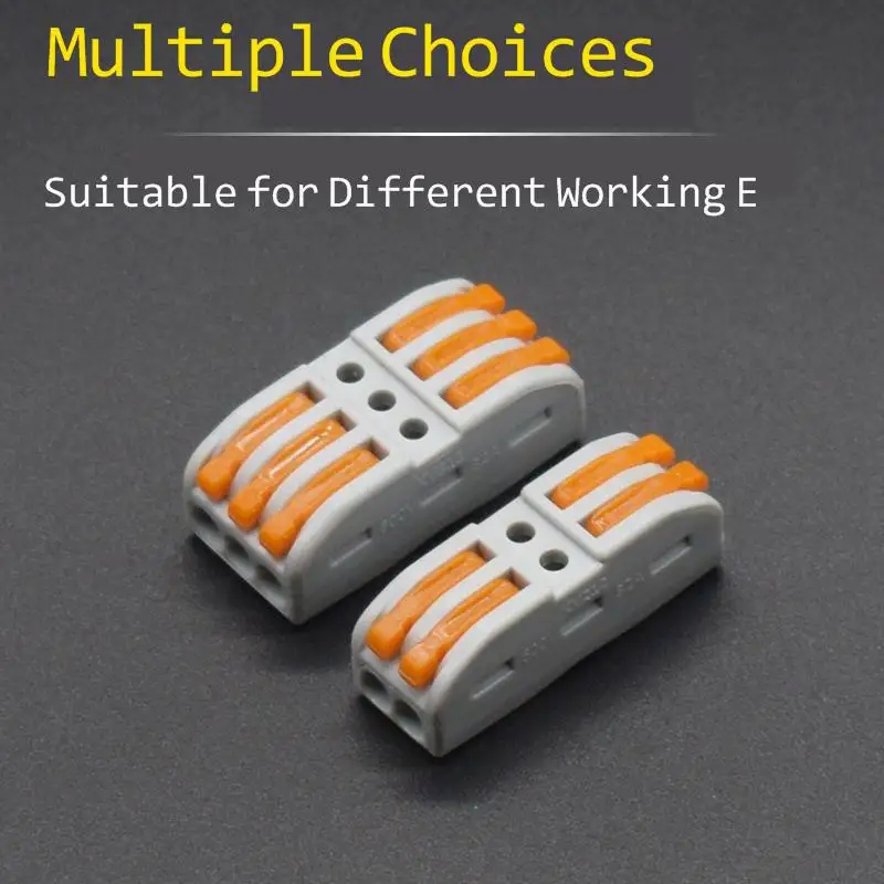 Wiring terminal, lamp wire quick connector, multi-function plug-in connector, press type parallel distribution connector