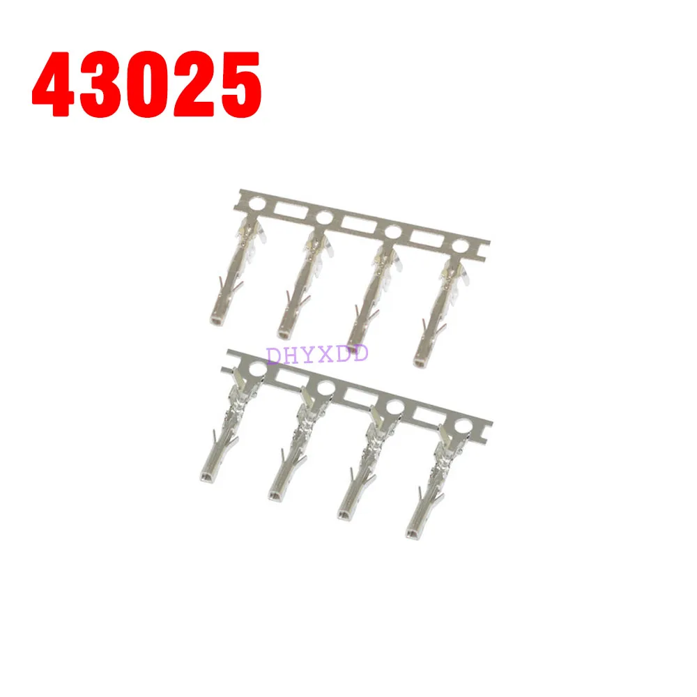 100Pcs Molex 3.0 Female Male Terminal Micro-Fit 3.0mm Connector Female Terminal 43020 Pins Male Terminal 43025 Pins