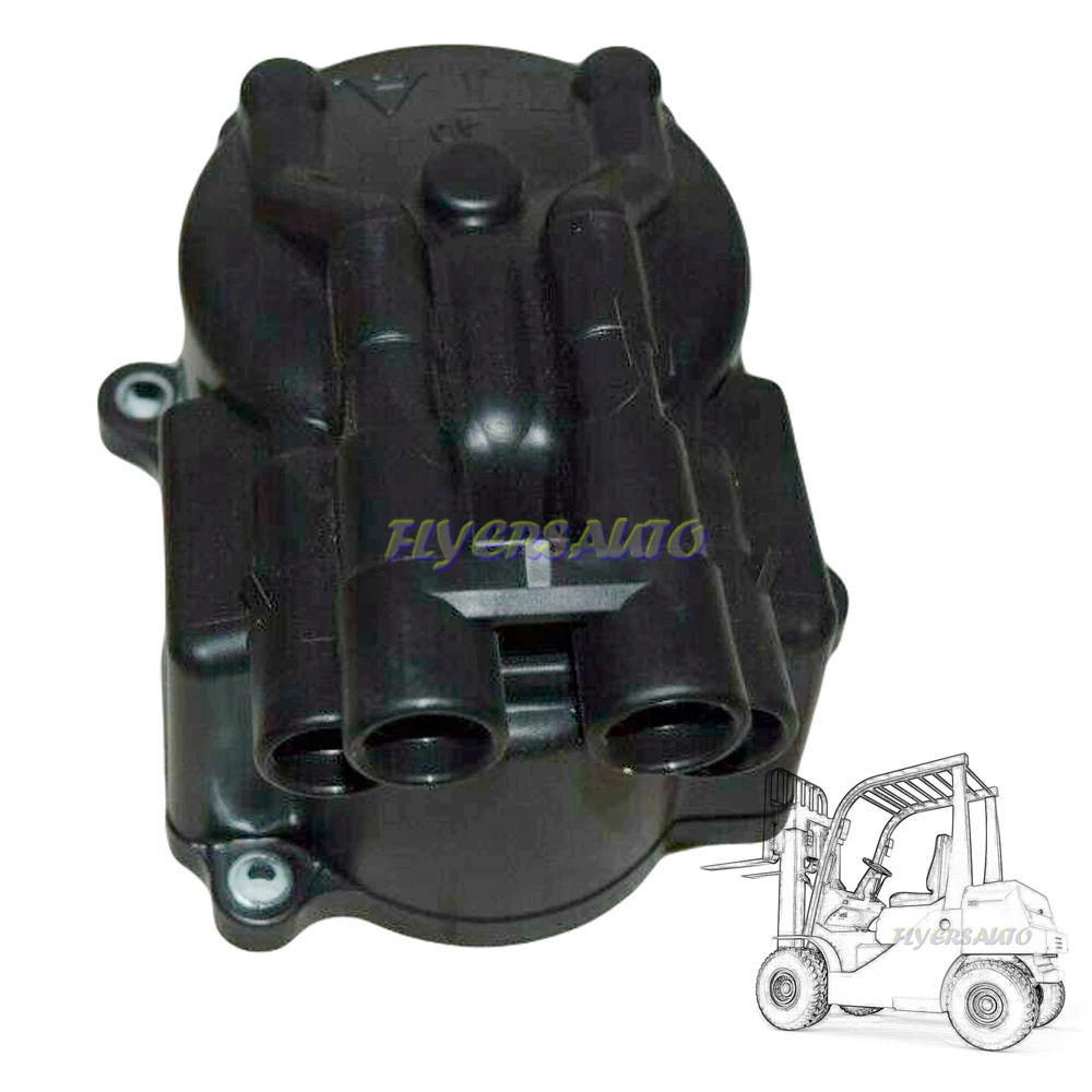 distributor cap 19101-76007-71 fits TOYOTA Forklift engine 4Y distribuidor 19101-76007-71 5F/6FG10~30 5F~8FG10/30 FLYERSAUTO