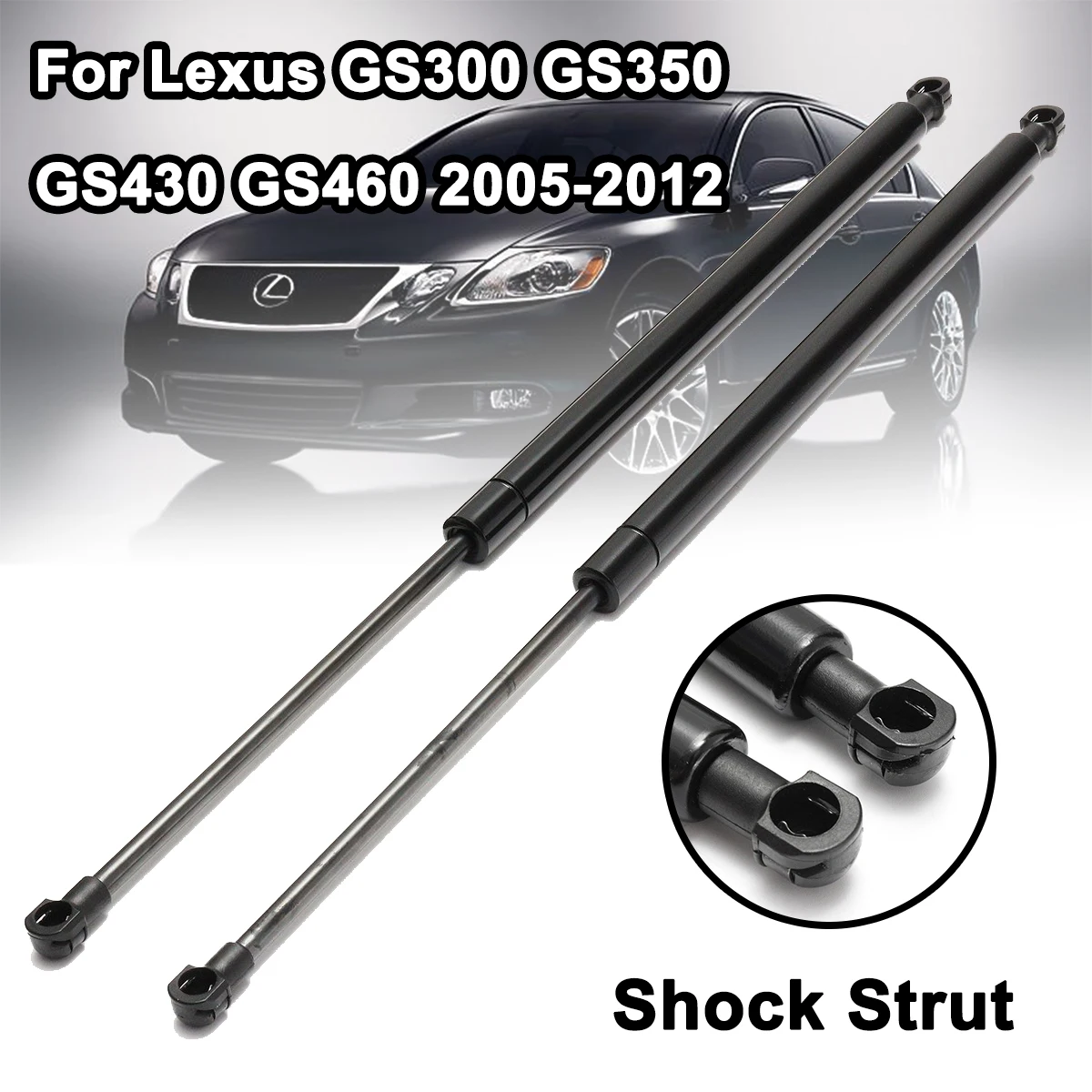 

2pcs Car Front Engine Hood Lift Support Shock Strut Arm Car Accessories Replace For Lexus GS300 GS350 GS430 GS460 2005-2012