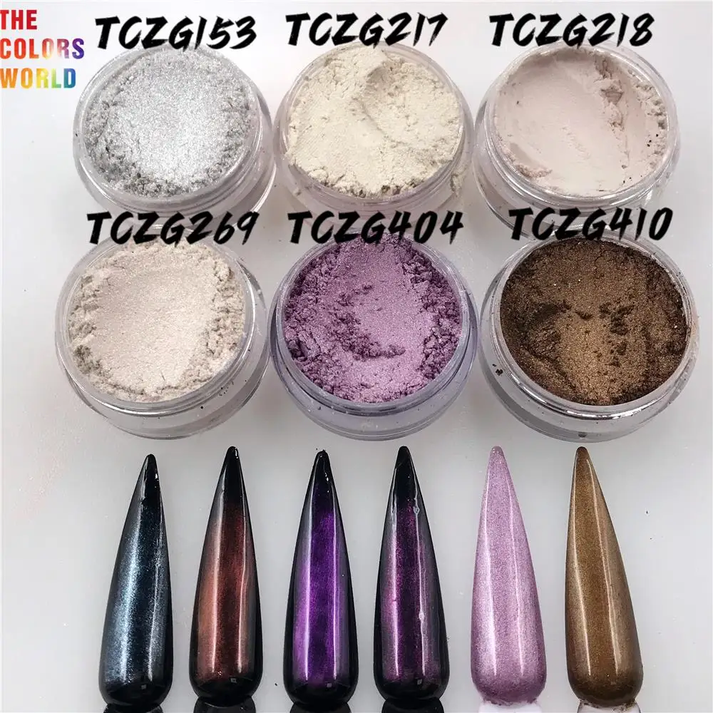 TCT-617 Pearlescent Pigment Powder Nail Art Decoration Nail Polish Manicure ネイル Body Art Eyeshadow Eyeliner Festival Accessories