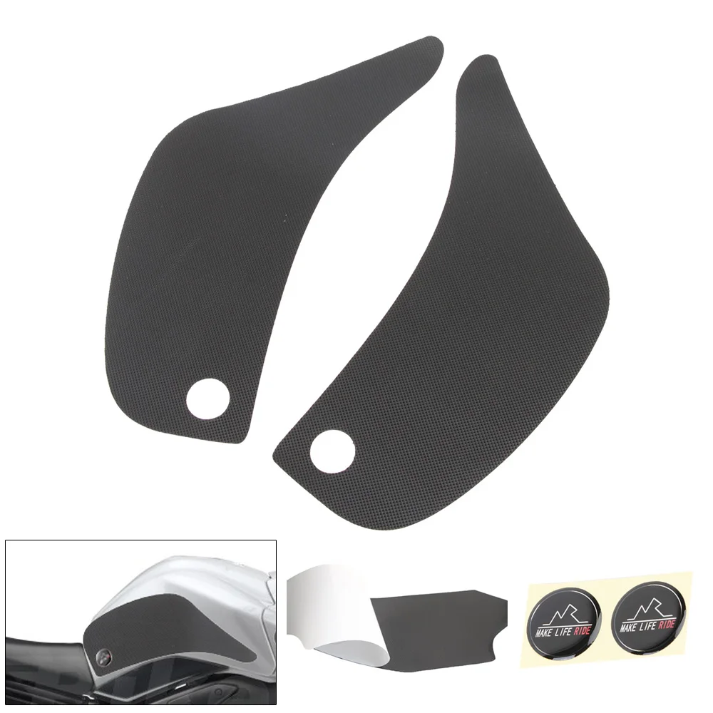 Motorcycle Sticker Anti Slip Tank Pad Side Gas Knee Grip Traction Protector Decal For Yamaha FZ1 N FZ1N 2006-2012 2009 2010 2011