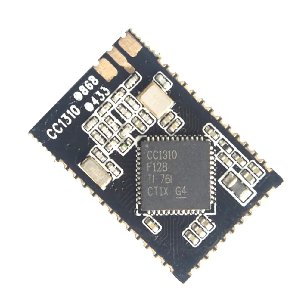 CC1310 F128 ricetrasmettitore wireless modulo RF 433 MHz/868 MHZ porta seriale trasparente di trasmissione auto-organizzazione di rete