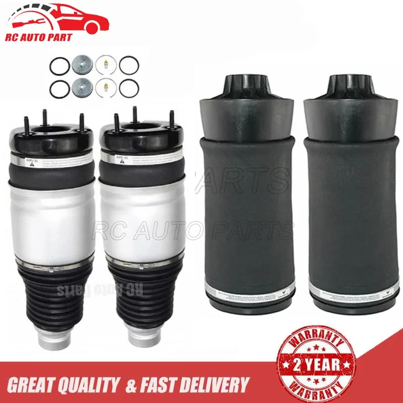 

4Pcs Front And Rear Left Right Air Suspension Shock Bags Repair Kit Fit For Jeep Grand Cherokee 68029912AE 68029902AE