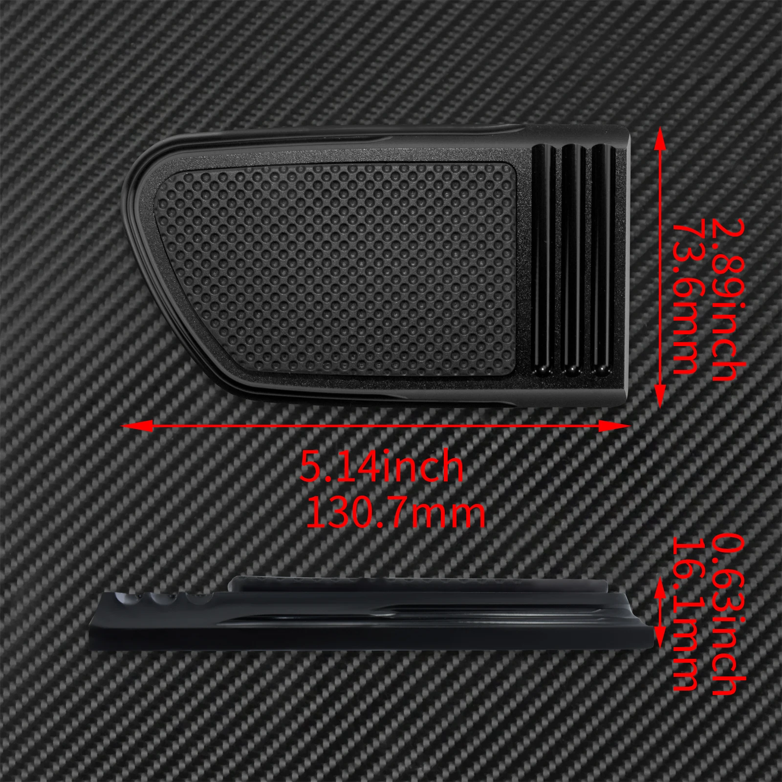 Motorcycle Brake Pedal Pad Black For Harley Touring Electra Glide Road Glide 1980-2025 Heritage Softail Fatboy FLSTF 86-17 Dyna
