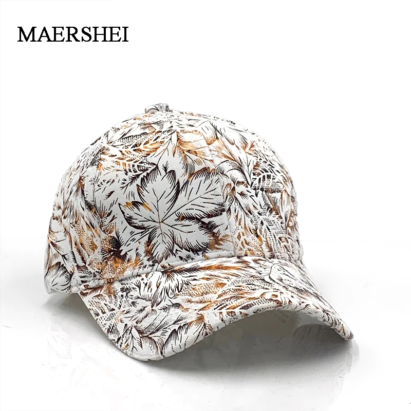 MAERSHEI Baseball Cap Fashion Cotton Print Snapback Men Women Hat Cap High Quality Fall/Winter Dad Hat