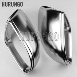 For Audi Q5 2009-2015 Q7 2009-20171 Pair Matte Chrome ABS Rearview Mirror Shell Cover Side View Protection Cap Wing Mirror Cover