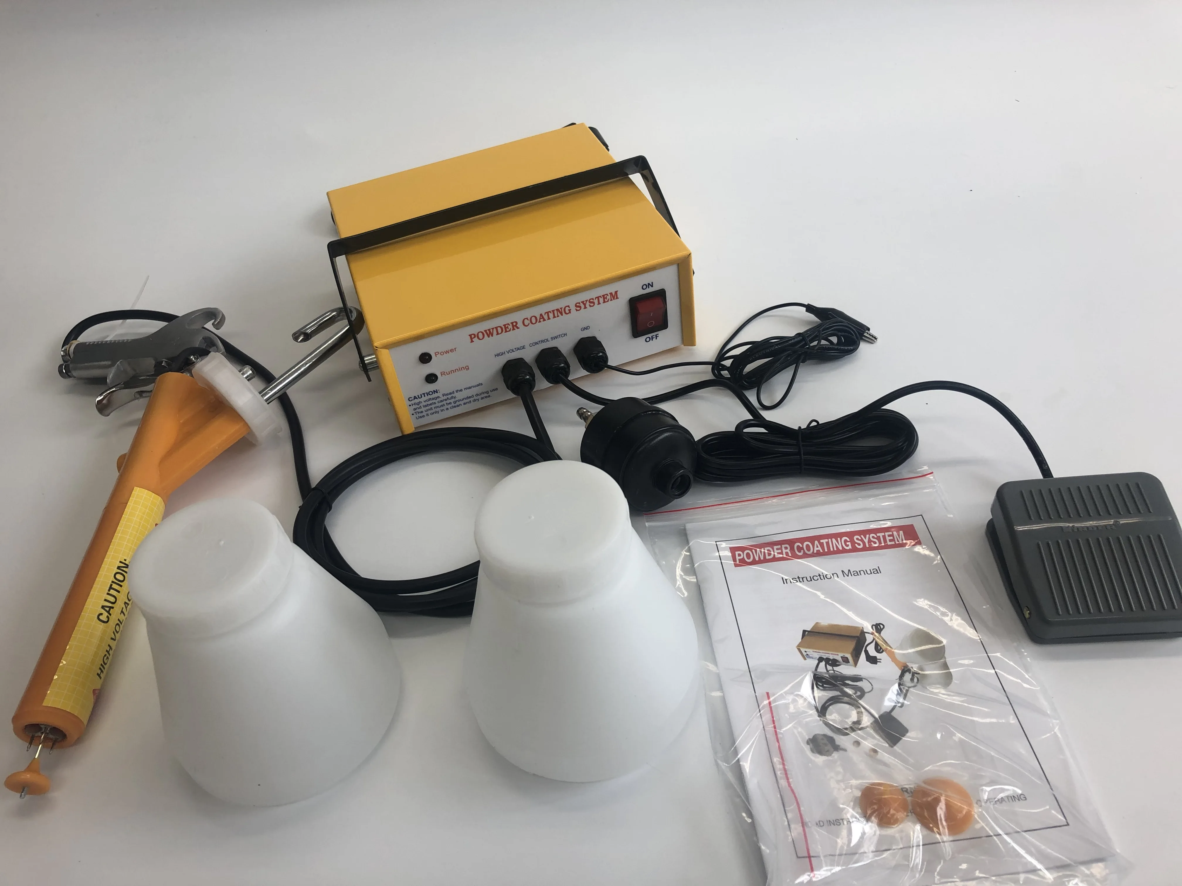 Metal workpiece spray machine Mini Powder Coating System Electrostatic spray gun 110V/220V Plastic spraying machine PC03-5