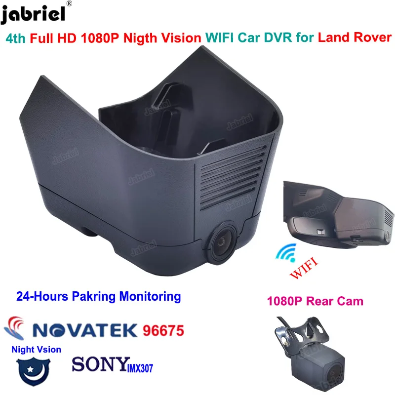 

Jabriel 1080P Wifi Car Dvr Dash Cam Camera 24H Parking Monitoring Video Recorder For Land Rover Range Rover Evoque 2020 2021