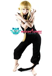 Women's Medusa Black Cosplay Costume Jumpsuit with Tail