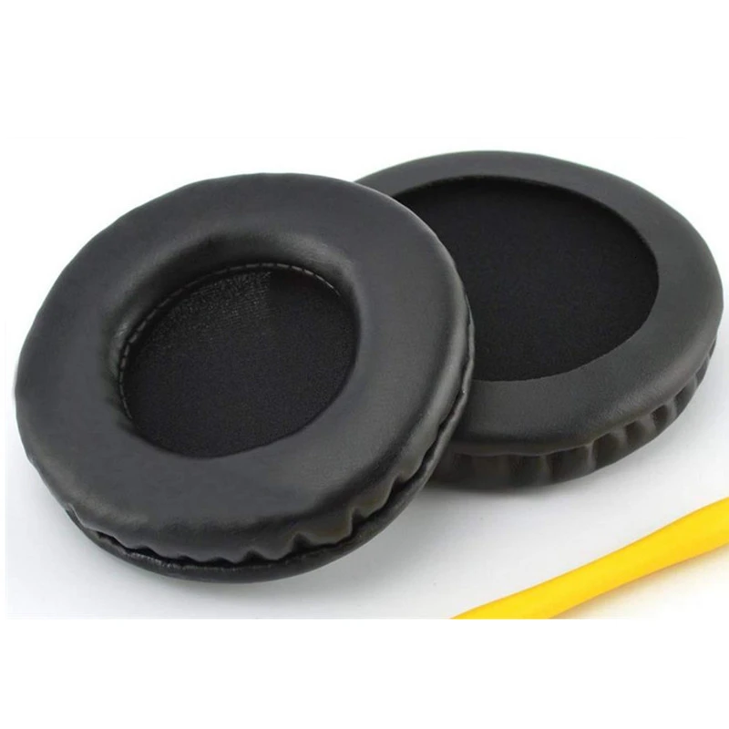 1 زوج وسادات الأذن للتقنيات RP DH1200 DH1210 سماعات استبدال بطانة للأذن عالية الجودة لينة يصل الجلود رغوة الذاكرة الأسود