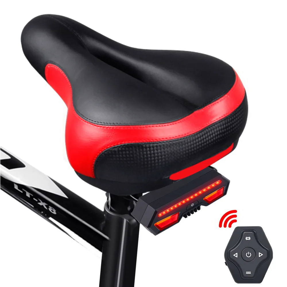 Bicycle Light USB Charging Taillights Wireless Remote control Led Bicycle Turn Signal Mountain Bike Taillight Warning Light