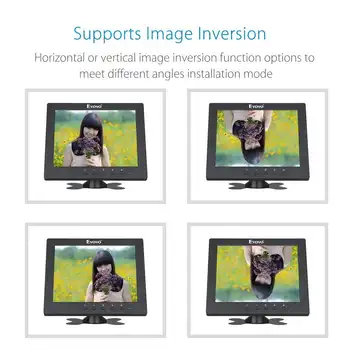 8palcový HDMI monitor s rozlišením 1024x768, přenosný 4:3 TFT LCD mini HD barevný video monitor 12 nejlepší prodej 24palcová obrazovka Raspberry Pi - №6