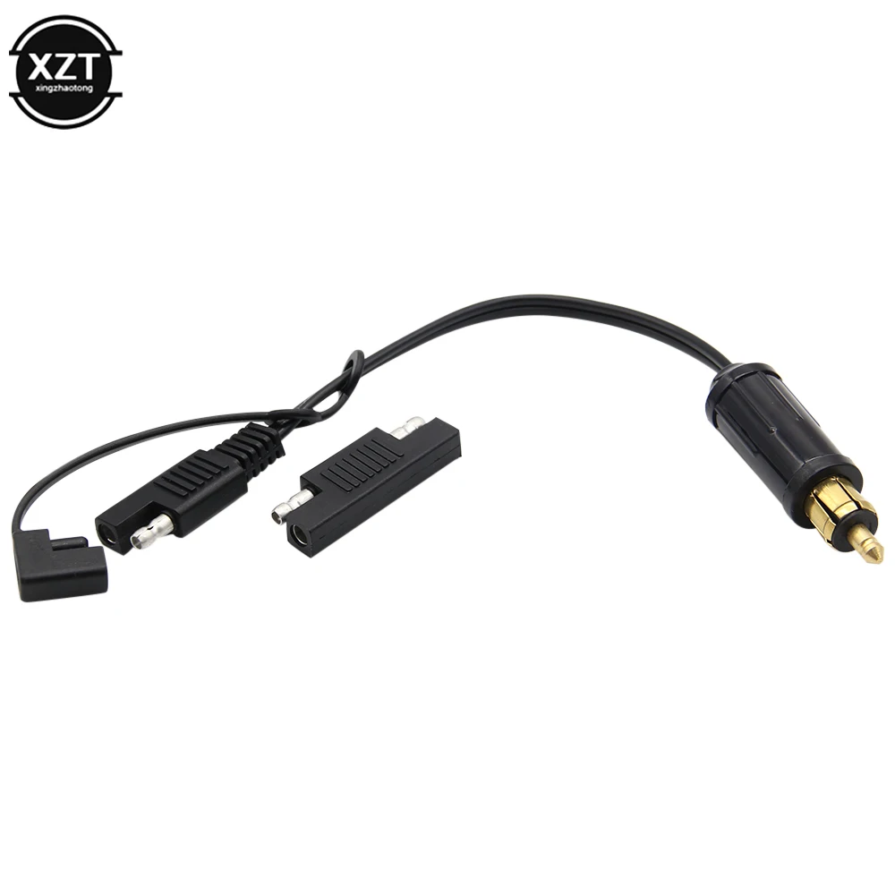 DIN Hella Powerlet Plug para SAE Cabo Conector Adaptador de Bateria para Motocicleta BMW com SAE Para Adaptador SAE