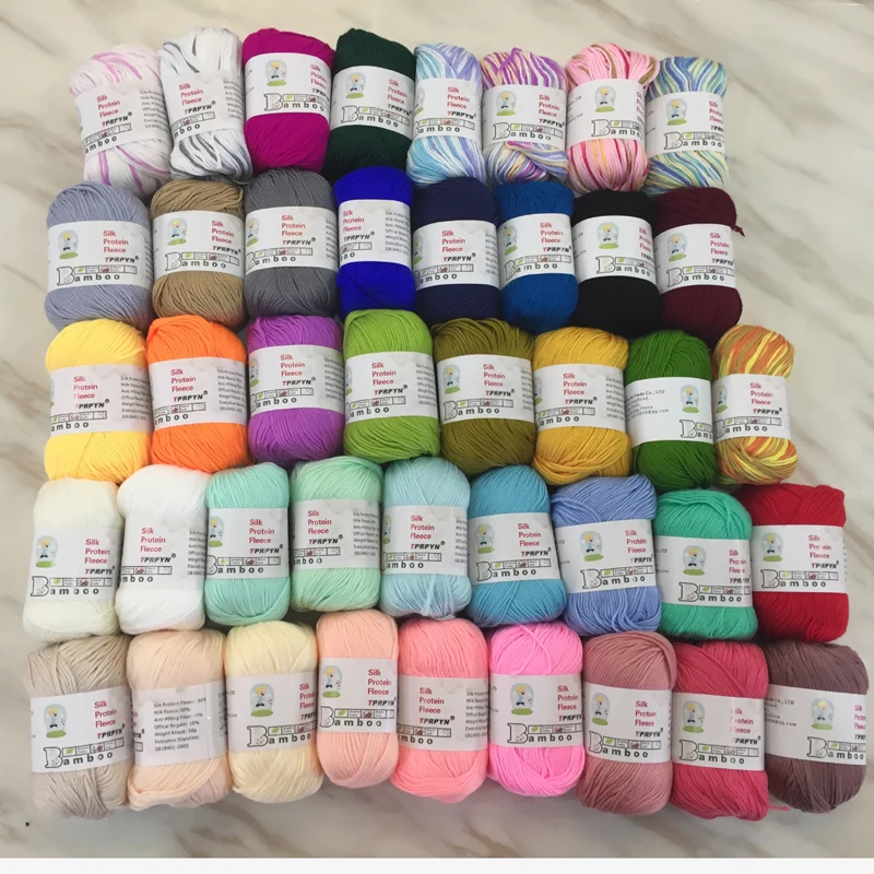 TPRPYN 1pc 50g Yarn Crochet Silk Hand Knitted Cotton Yarn for Knitting Doll Sweater hat Line DIY Amigurumi Threads 132M