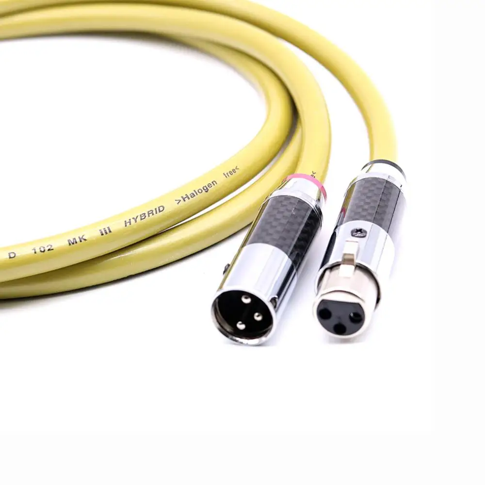 زوج من كابل VDH MCD102MK المطلي بالفضة، كابل التوازن الصوتي XLR، كابل الصوت لمشغل الأقراص المضغوطة AMP DVD VCD #4