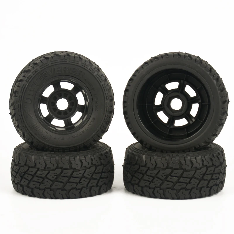 Kkpit 1/8 Rc Model Auto Korte Cursus Vrachtwagen Gemodificeerde Onderdelen Accessoires Off-Road Voertuig Buggy Tire Banden Wiel 17Mm Adapter