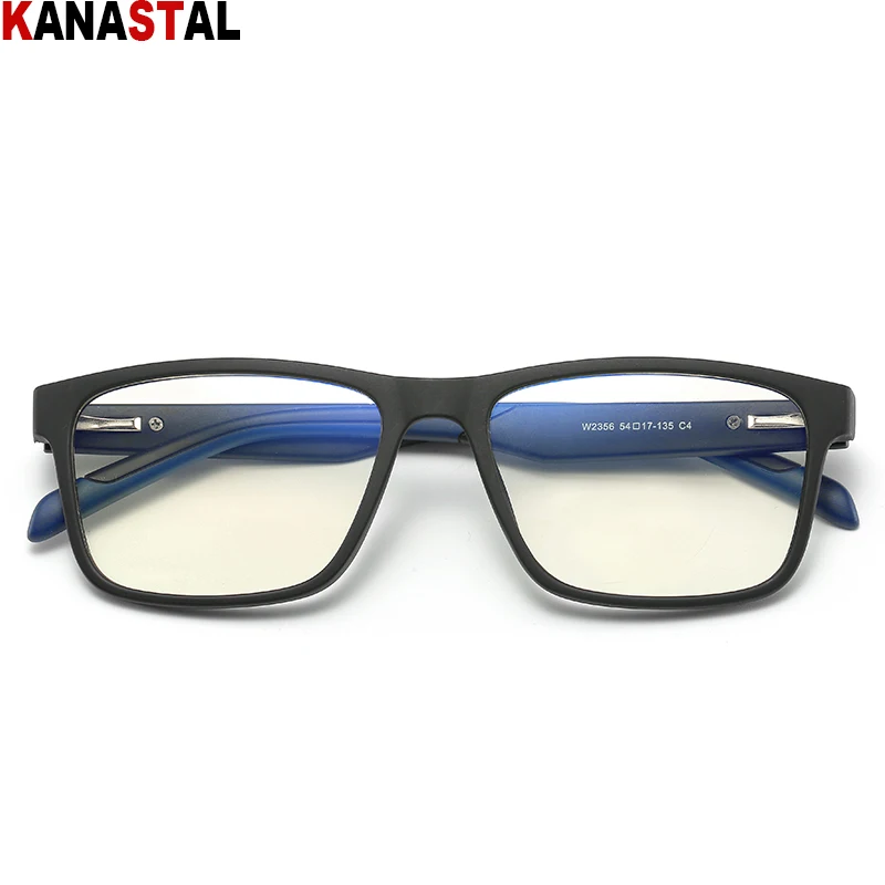 

Men Glasses Frame Women Blue Light Blocking Reading Eyewear Optics Lenses Prescription Myopia TR90 Anti Ray Computer Eyeglasses