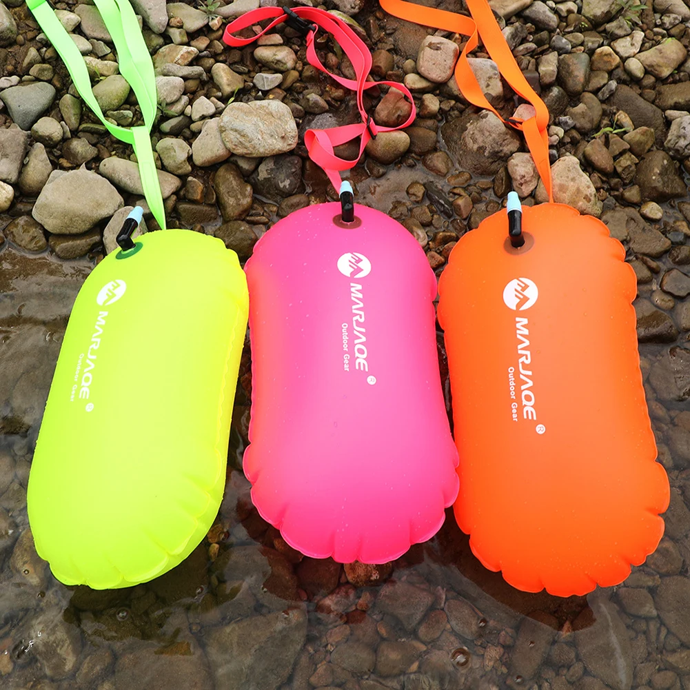 1Pc Water Sport Surfing Diving Safety Bags Lightweight Inflatable PVC Rafting Swimming Buoy Tow Float Dry Air Bag Diving Supply