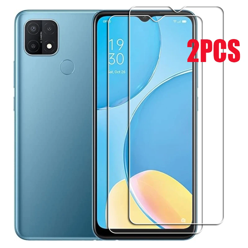 For OPPO A15s A15 Tempered Glass Protective ON CPH2185 CPH2179 6.52INCH Screen Protector Phone Cover  Film