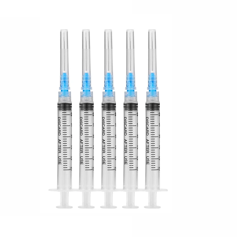 Disposable Plastic Industry Syringe With Luer Lock 1ml 3ml 5ml Syringes With Needles Injector