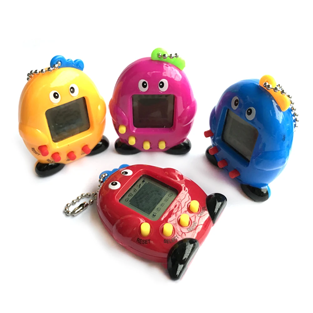 クリエイティブペンギン形の電子ペットゲームtamagotchiおもちゃ168ペット1仮想ペット電子おもちゃでキッズファニーギフトeペットのおもちゃ