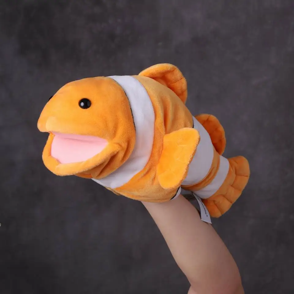 Kawaii Clownfish Goldfish Hand Puppet, 14