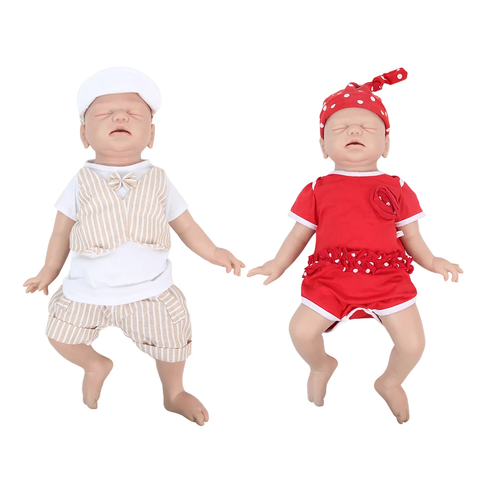 IVITA WG1530 53cm 3.93kg 100% Full Body Silicone Reborn Baby Doll Realistic Baby Toys with Clothes for Children Christmas Gift