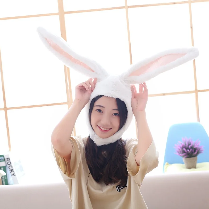 Bunny ear hats Bunny hood hats plush hoods photo props photo props anime hoods party dress up funny props