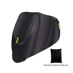 Chubasquero Universal para motocicleta, cubierta impermeable de protección contra el polvo, tela Oxford 210D para Honda, Suzuki, Kawasaki, Yamaha, BMW y K-TM