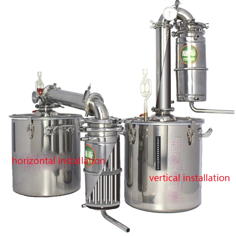 30L capacity Stainless steel water distiller alcohol Wine brewing machine equipment Alcohol Vodka Liquor distiller pot/boilers